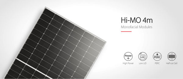 20MW Longi Solar Hi-MO 4M Series 355-460Wp High Power, Mono PERC, Half-cut Cell Monofacial Modules